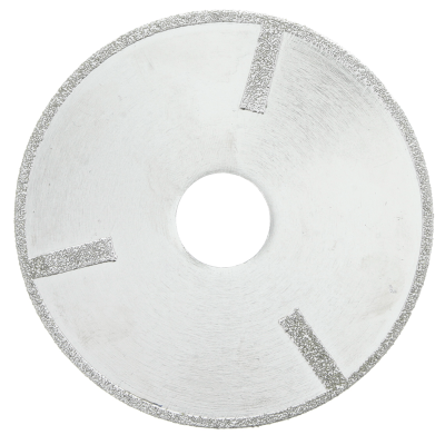 Diamond Wheel 100mm Spoked For Fiberglass and Composites Thin Eletro Plated 22MM Bore