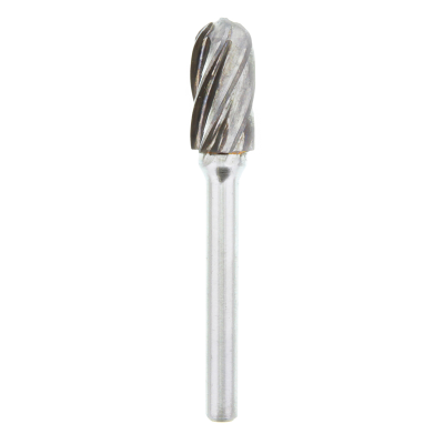Burr Cylindrical Radius End 1/2