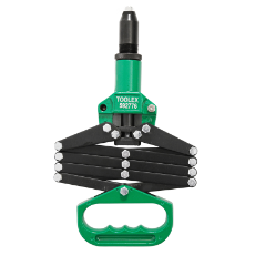  Hand Riveter Heavy Duty Lazy Tong Style 3.2 To 6.4MM Toolex Colour Box