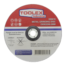  Grinding Disc 230 x 6 x 22mm Metal