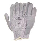Glove Nitrile Grey 10Xl Dyneema Grey/White Knit Back