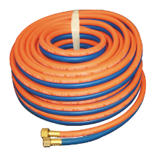  Hose Kit 5M Oxygen & Propane Orange And Blue With Fittings