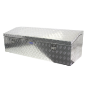 Tool Box Aluminium 1550 x 600 x 500 Low Profile Checker Plate Gas Struts