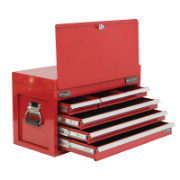 Work Shop Tool Box 660 x 305 x 375 Red Tool Chest 6 Drawers PTC140 Heavy Duty