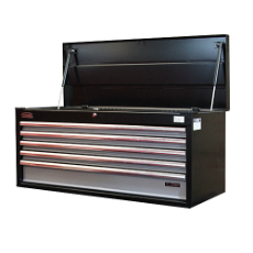  Work Shop Tool Box 1023 x 406 x 490 Black Tool Chest 5 Drawers HTC 405B