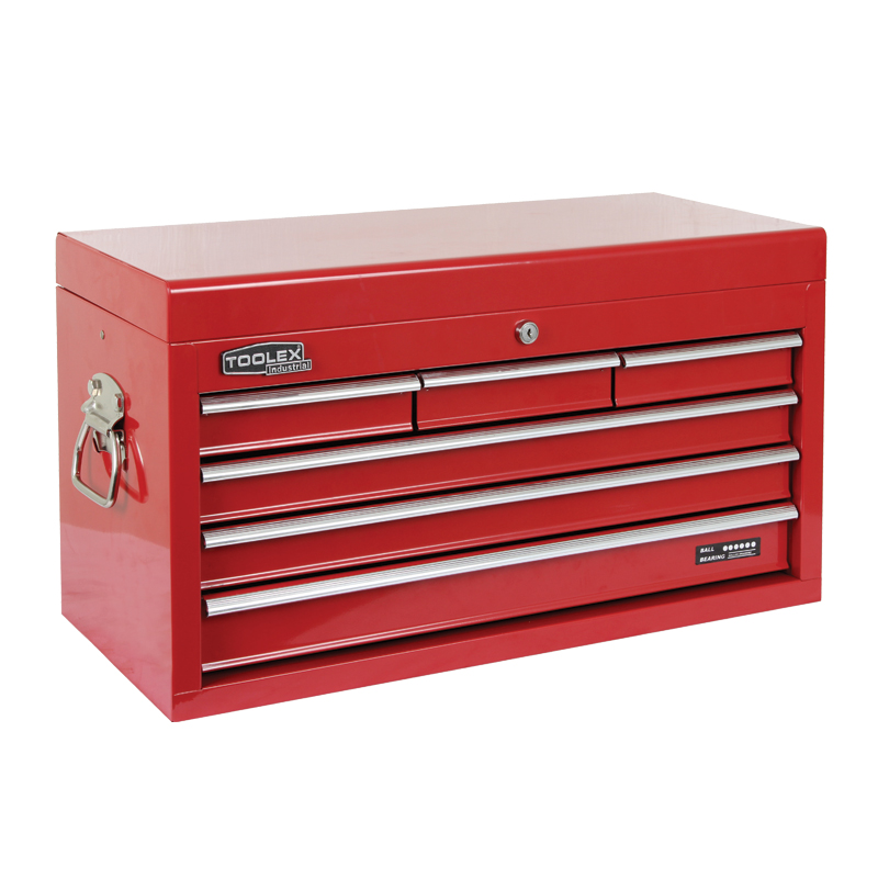 Toolex Work Shop Tool Box 660 x 305 x 365 Red Tool Chest 6 Drawers