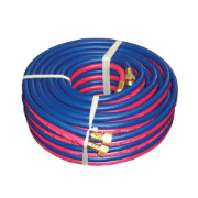 Hose Kit 20M Oxygen Acetylen Twin Hose Red & Blue With Fitings