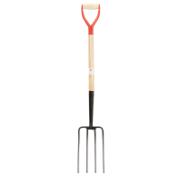 Fork-Dig 4 Prong Wood/Met Hndl