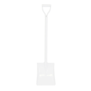 Shovel 1050mm x 245mm x 295mm Square Mouth All Steel White D Handle