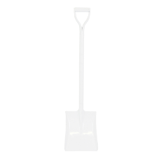  Shovel 1050mm x 245mm x 295mm Square Mouth All Steel White D Handle