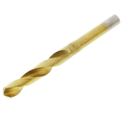 HSS Reduced Shank 14.5MM Twist Drill Bit M2 Ti-Nite Coated Single Poly Tube Pack