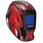 Welding Helmet Automatic Extra Large View Allpro Model Red View 95 x 85mm