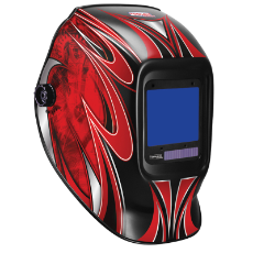  Welding Helmet Automatic Extra Large View Allpro Model Red View 95 x 85mm