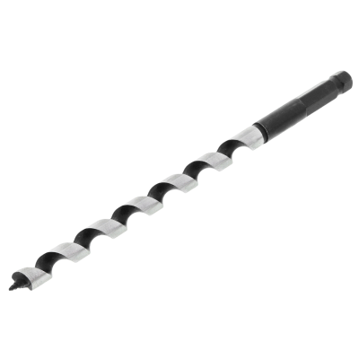 Wood Auger Bit 10MM X 190MM Ship Auger Long Hex Shank  HSS In Plastic Pouch