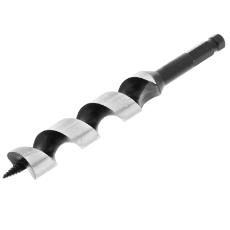  Wood Auger Bit 24MM X 190MM Long Hex Shank Ship Auger HSS In Plastic Pouch