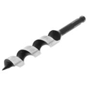 Wood Auger Bit 25MM X 190MM Long Hex Shank Ship Auger HSS In Plastic Pouch