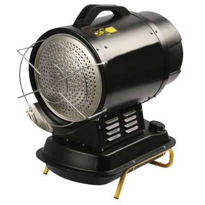 Heater Radiant Diesel 20KW Kerosene Ceramic Fibre Combust 240V 10.5Litre Tank