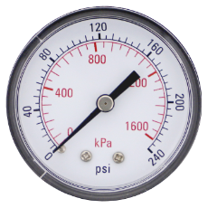  Gauge 1600Kpa 50mm 1/8