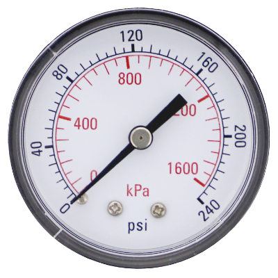 Gauge 1600Kpa 50mm 1/8