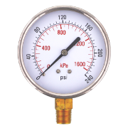 Gauge 1600Kpa 80mm Std Bot 1/4