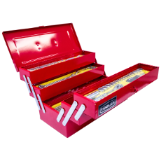  Tool Kit 88pc 5 Tray Red Cantilever Box