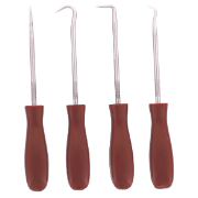 Mini Hook & Pick Set 4PC 125MM Long Set Acetate Handle With  4PC 125MM Long Set Acetate Ha