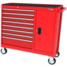  Mobile Trolley 8 Drawer 1051mm  x 465 x 1008mm Red Trolley 41 