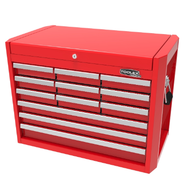 Tool Chest 12 Drawer 690mm x 406 x 498 Red Tool Box 27