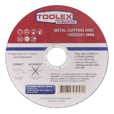  Cutting Disc 125 x 1 x 22.23mm 100 Pc Plastic Tub Ultra Thin Professional Series Inox