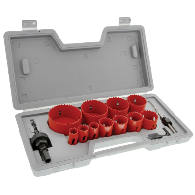 Holesaw Kit Bimetal 14Pc Comb