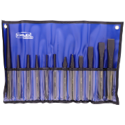 Punch & Chisel Set 12 Piece In Plastic Wallet