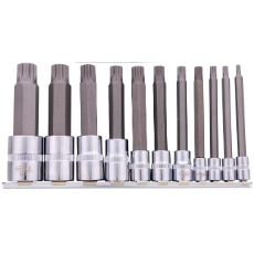  Spline Socket Set 1/4 3/8 1/2