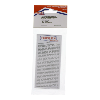 Welding Lens 1.75 Diopter Magnification Clear