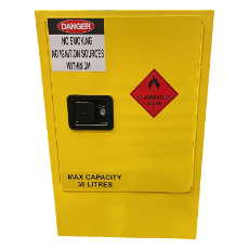  Flammable Storage Cabinet 30L 1 Shelf 770 x 510 x 460mm Complies to Aus Standards