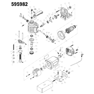 Magnetic Core Drill 38mm Pin 595982-110