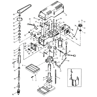 Work Table To Suit 501085 Drill Press Item # 9