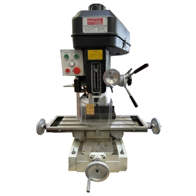 Milling & Drilling Machine 2HP Industrial CE Heavy Duty With Chuck Guard