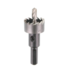  HSS Hole Cutter 25mm Complete  With Arbor & Pilot Drill For  Cutting Sheet Metal 2mm Cutti