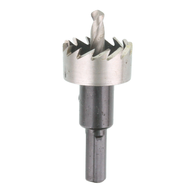 HSS Holecutter 28mm Complete With Arbor & pilot Drill For C Sheet Metal 2mm thick