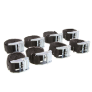 Camlock Straps 8Pc 1MTR Long For Cargo Nets & Tie Down Application With Camlock Locki