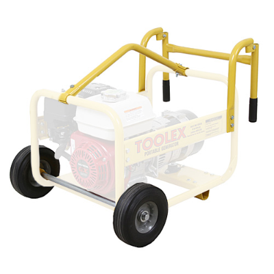 Generator Two Wheel Trolley Kit Small Frame & Handles Lifting Bar for 2 to to 3.5Kva
