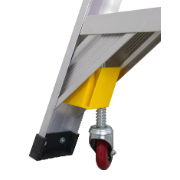 Ladder Platform Ht 1.8m 150kg Aluminium Industrial 2.7m Spring Wheel As/Nzs1892.1:1996