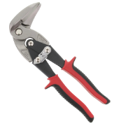 Tin Snip Aviation Vertical Off set Left Allpro Red