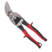 Tin Snip Aviation Offset Left Allpro Red