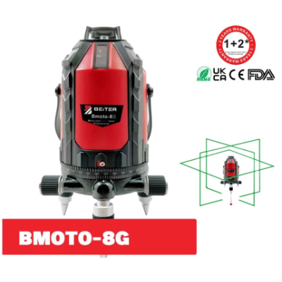 Laser Level MultiLine Green Laser Pro-Series Beiter Laser 360 Degree Complete Kit