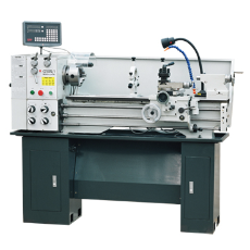 Centre Lathe 305 X 940mm Turning Capacity With DRO Twin Axis On Cabinet Stand