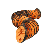Fan Ventilation Hose 10Mx250mm Flexible Pvc Orange Individual Box