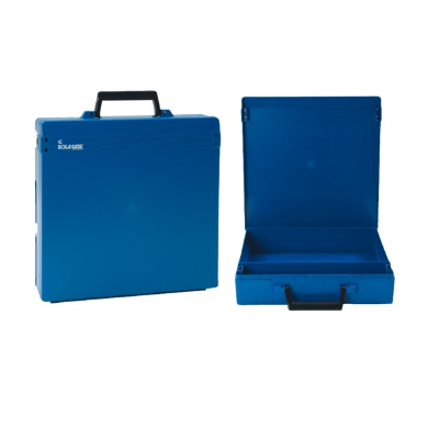 Tool Box Plastic 370 x 370 x 85 Blue Single Compartment Rola Case