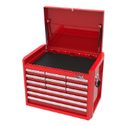 Tool Chest 12 Drawer 690mm x 457 x 498 Red Tool Box Deep 27