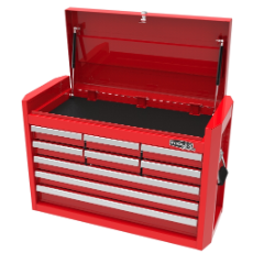 Tool Chest 9 Drawer 690mm x 310 x 439 Red Tool Box 27